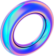 3D Gradients Oversaturated Rainbow Color